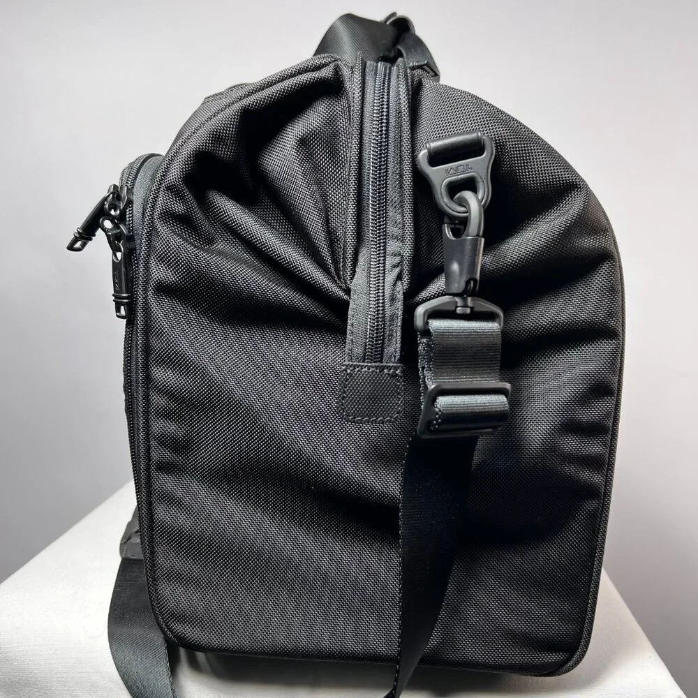 TUMI Alpha 3 Framed Soft Duffel, Black NWT
